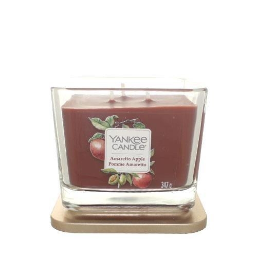 Yankee Candle Elevation Collection - Amaretto Apple - Medium 3-Wick Square Candle - Image 2
