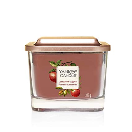 Yankee Candle Elevation Collection - Amaretto Apple - Medium 3-Wick Square Candle