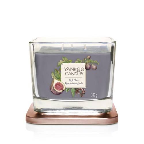 Yankee Candle Elevation Collection - Fig & Clove - Medium 3-Wick Square Candle - Image 2