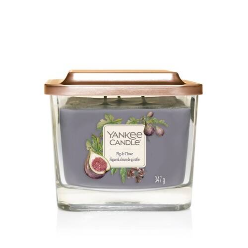 Yankee Candle Elevation Collection - Fig & Clove - Medium 3-Wick Square Candle