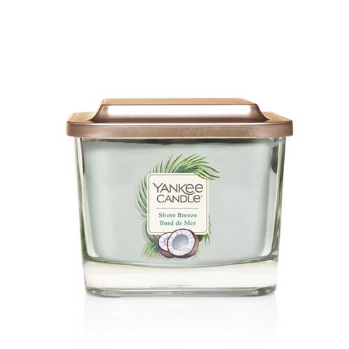Yankee Candle Elevation Collection - Shore Breeze - Medium 3-Wick Square Candle