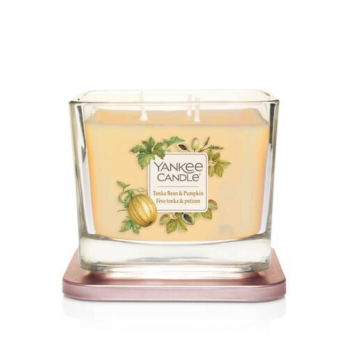 Yankee Candle Elevation Collection - Jasmine and Sweet Hay - Medium 3-Wick Square Candle - Image 2