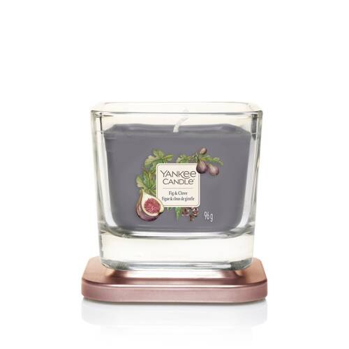 Yankee Candle Elevation Collection - Fig & Clove - Small 1-Wick Square Candle - Image 2