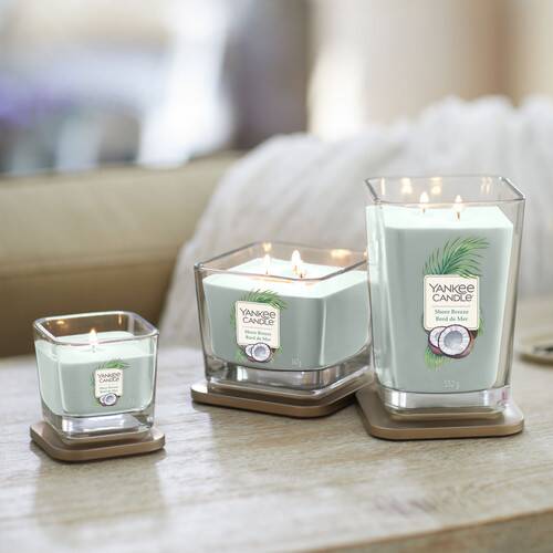 Yankee Candle Elevation Collection - Shore Breeze - Medium 3-Wick Square Candle - Image 4