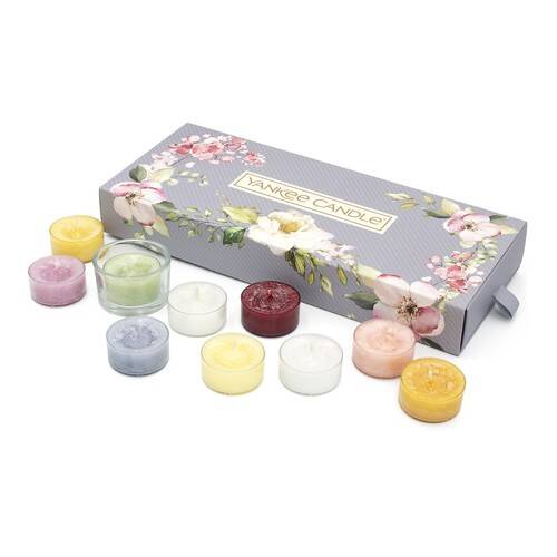 Yankee Candle 10 Tea Lights & 1 Holder Gift Set - Garden Hideaway