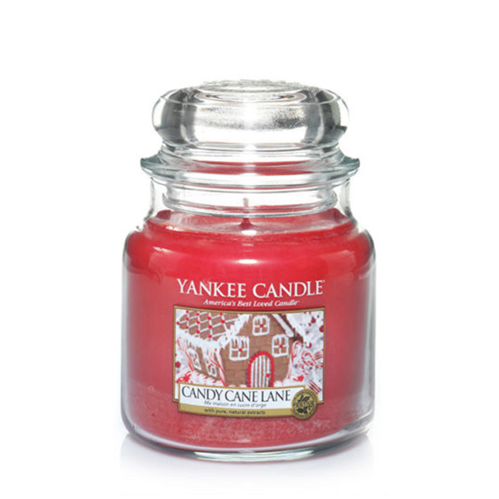 Candy Cane Lane - Yankee Candle - Medium Jar, 411g