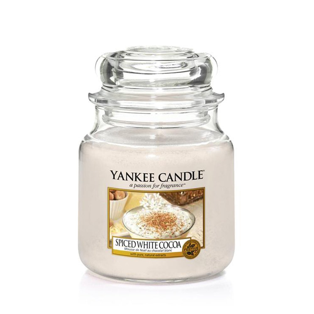 Spiced White Cocoa - Yankee Candle - Medium Jar