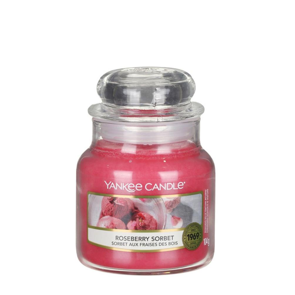 Yankee Candle Roseberry Sorbet Small Jar Candle, 104g