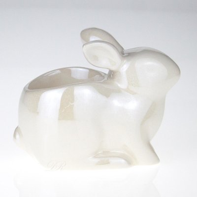 Yankee Candle Pearlescent Crackle Bunny Tea Light Holder - Image 4