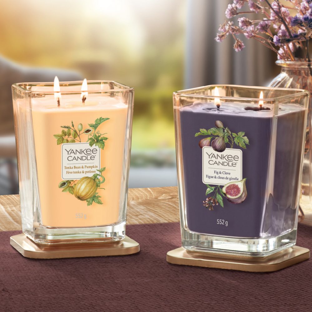 Yankee Candle Elevation collection - Tonka Bean & Pumpkin - Large 2-Wick Square Candle - Image 4