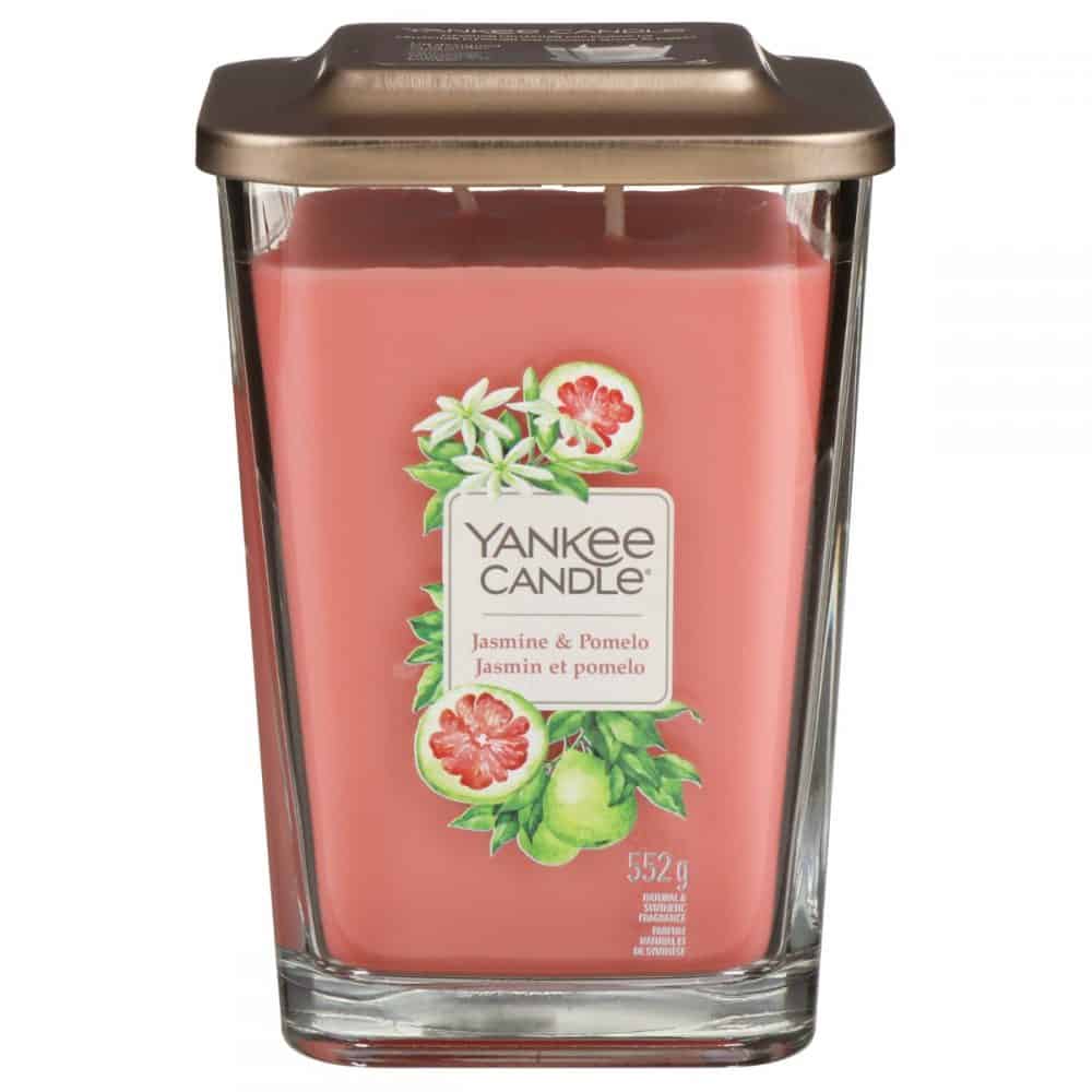 Yankee Candle Elevation Collection - Jasmine and Pomelo - Large 2-Wick Square Candle