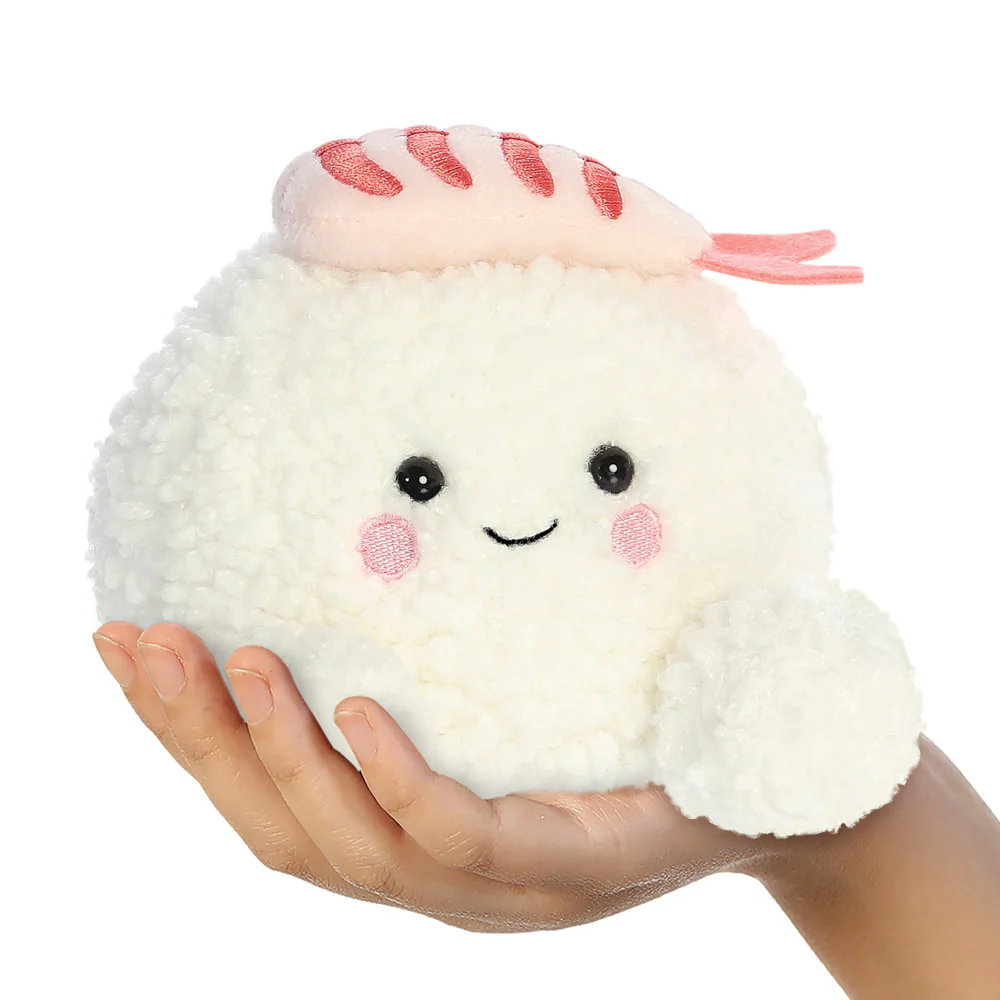 Palm Pals Ebi Shrimp Sushi Soft Toy - Aurora World - Image 2