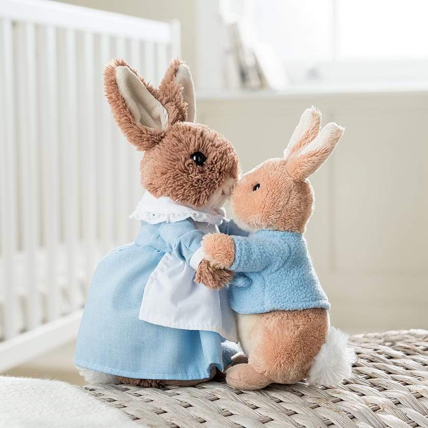Peter Rabbit and Mrs Rabbit Soft Toy Set - Beatrix Potter - Image 2