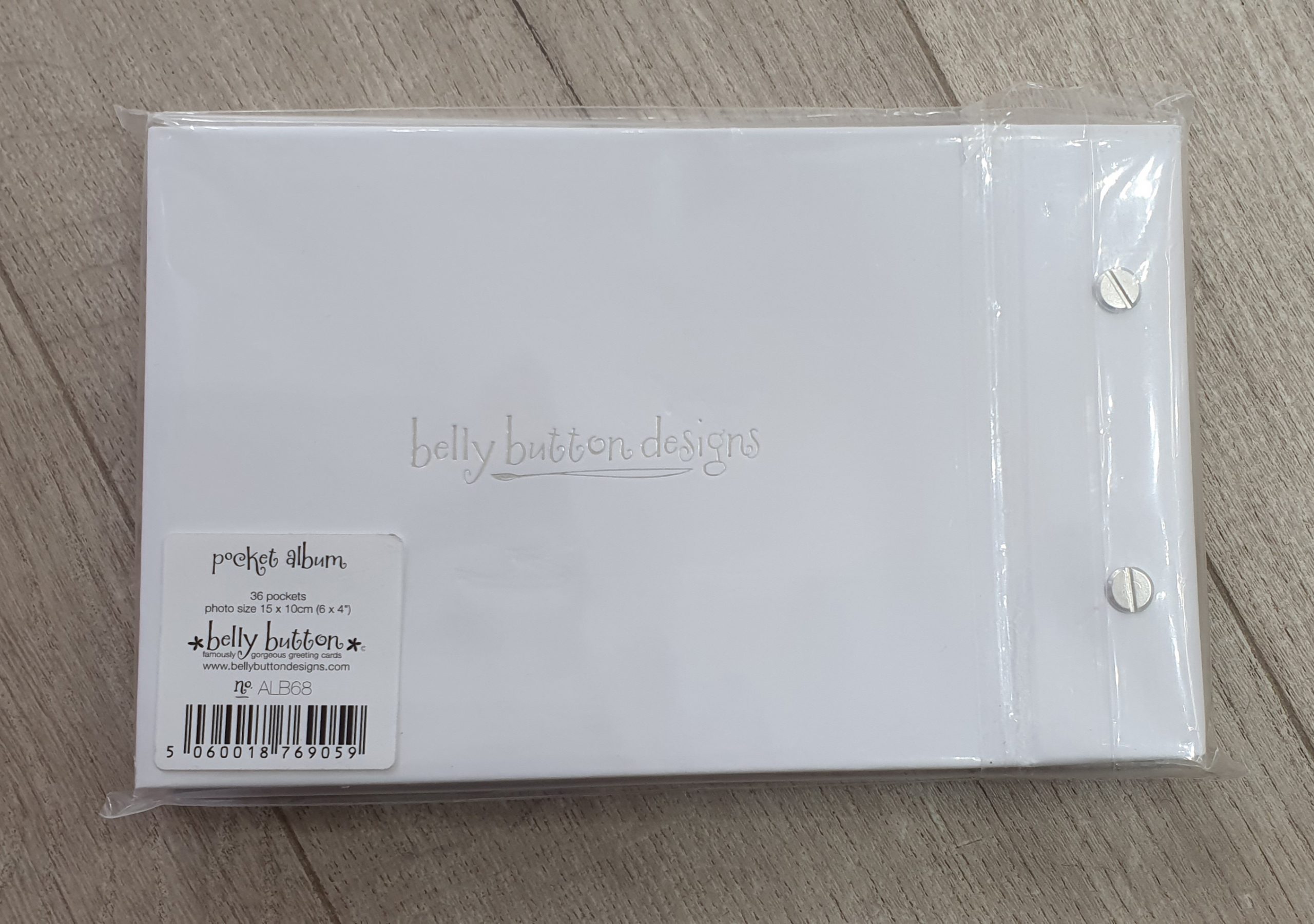 New Baby Girl Pink Rabbit Pocket Photo Album - Belly Button Designs - Image 3