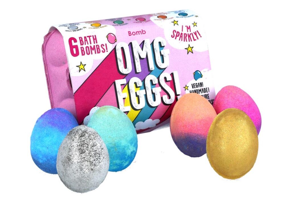 Bomb Raw OMG Eggs Sparkly Bath Bombs Gift Set - Bomb Cosmetics