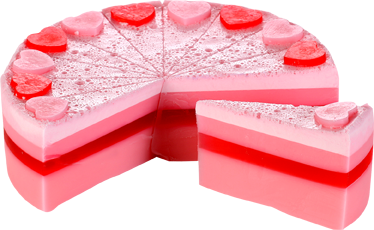 Raspberry Supreme Soap Cake Slice - Bomb Cosmetics - Image 2