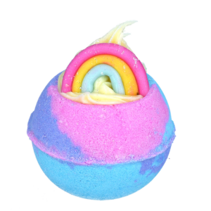 Rainbow Vibes Bath Bomb, 160g - Bomb Cosmetics