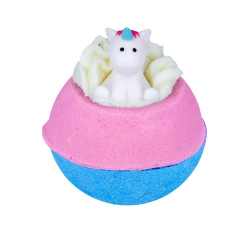 'Born To Be A Unicorn' Bath Bomb with Unicorn Toy, 160g - Bomb Cosmetics