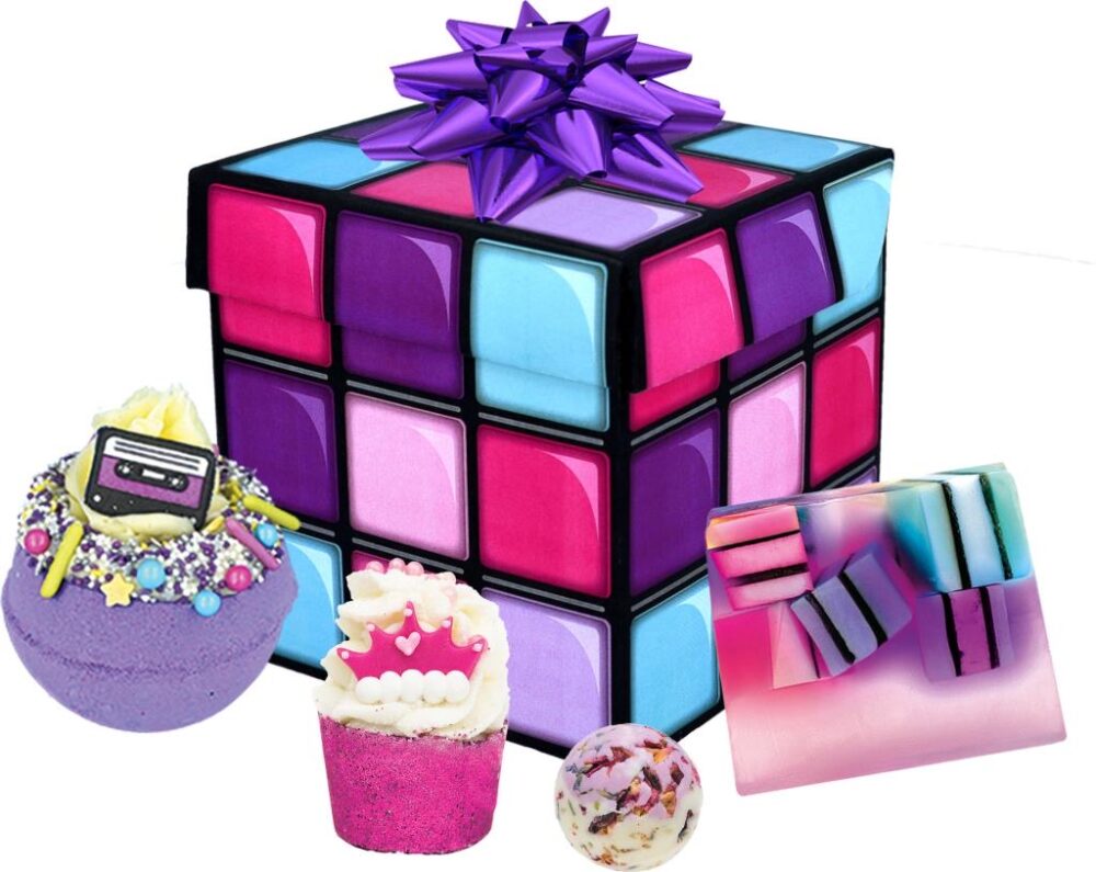 'Retro State of Mind' Gift Set of 4 Bath Products - Bomb Cosmetics