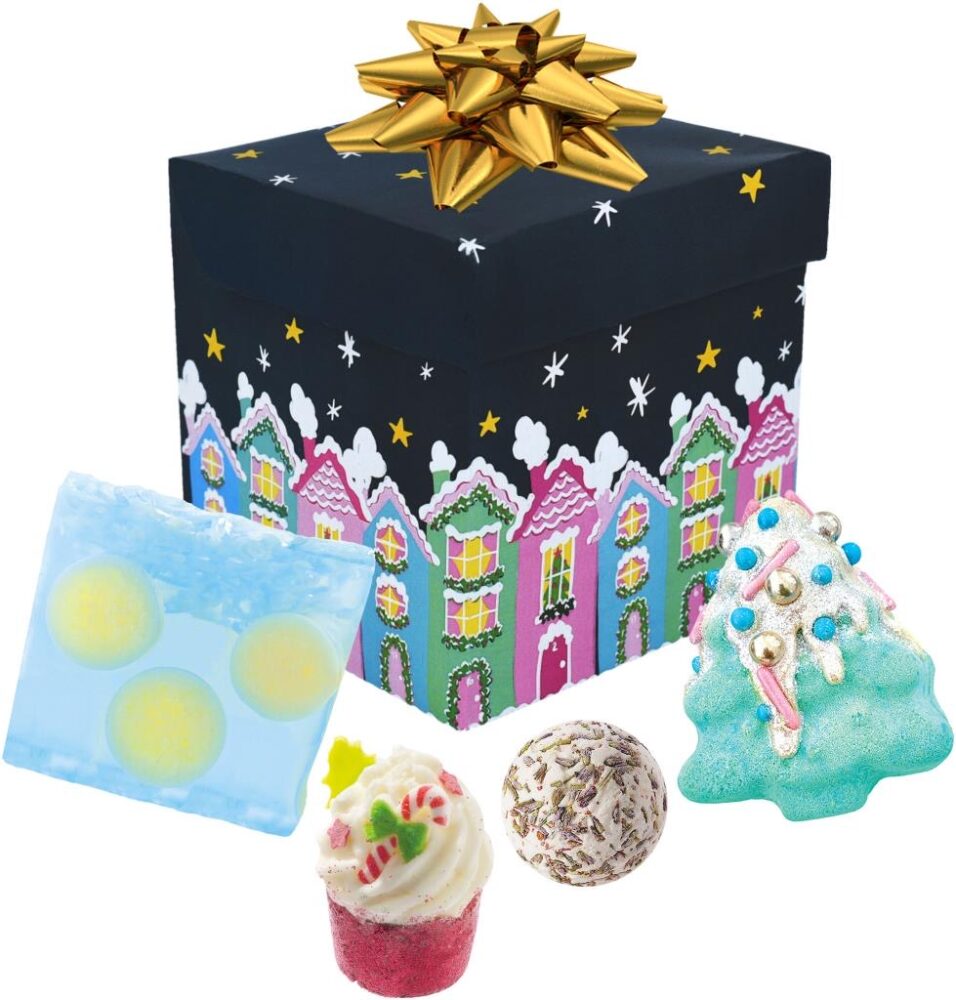 Starry Night Bow Gift Set of 4 Bath Products - Bomb Cosmetics