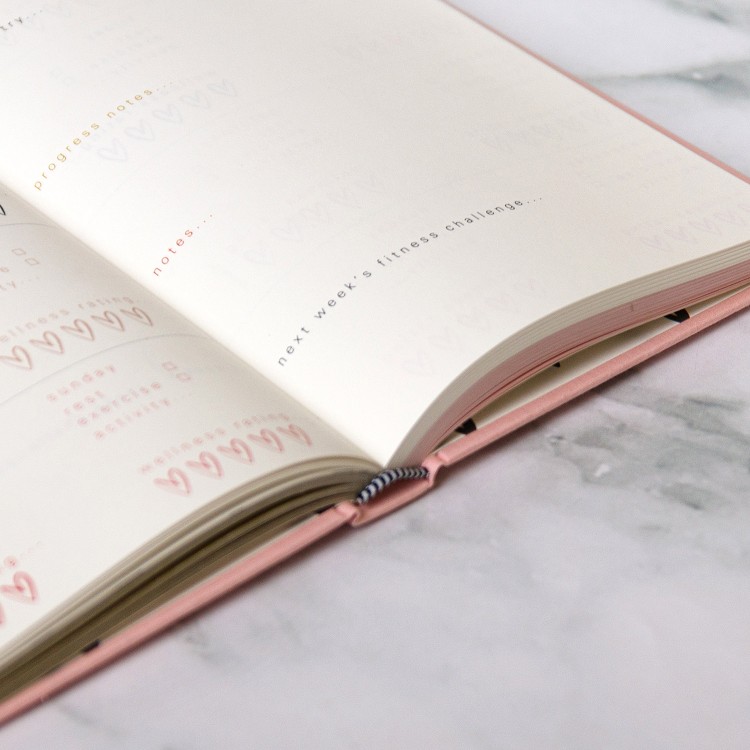 'Live Well' Pink Wellness Journal - Caroline Gardner - Image 7