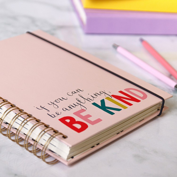 'In A World Where You Can Be Anything, Be Kind' Notebook Organiser Diary - Caroline Gardner - Image 2
