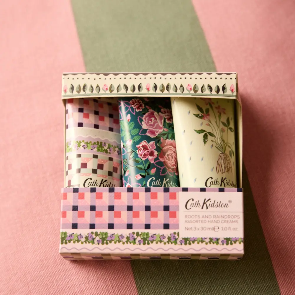 Cath Kidston - Roots & Raindrops Assorted Mini Hand Creams Trio 3 x 30ml - Image 3