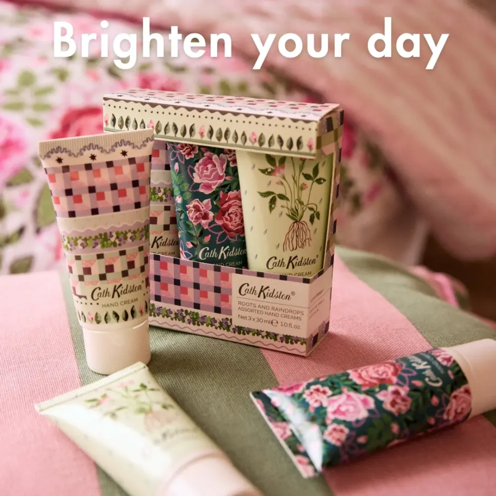 Cath Kidston - Roots & Raindrops Assorted Mini Hand Creams Trio 3 x 30ml - Image 2