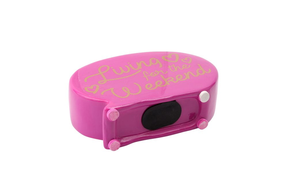 'Living For The Weekend' Ceramic Speech Bubble Shaped Money Bank - Sweet Tooth - CGB Giftware - Image 2