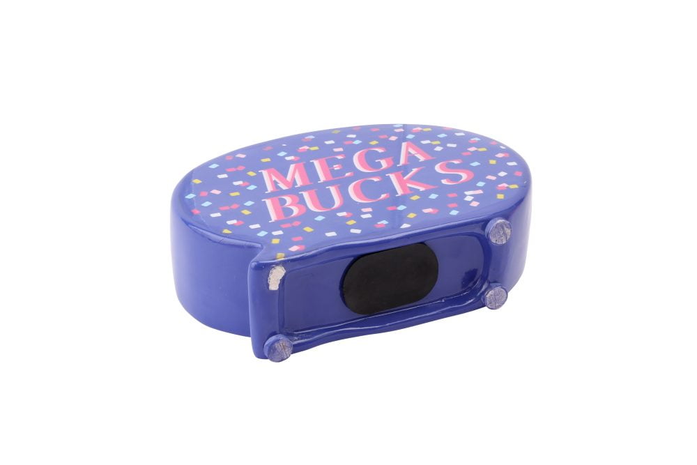 'Mega Bucks' Ceramic Speech Bubble Shaped Money Bank - Sweet Tooth - CGB Giftware - Image 2