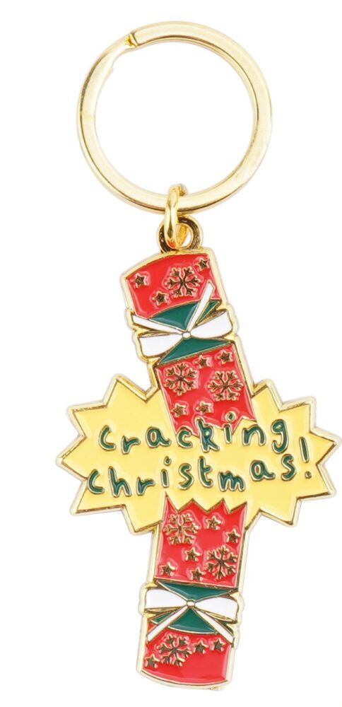 Christmas Cracker Festive Metal Keyring - CGB Giftware - Image 2