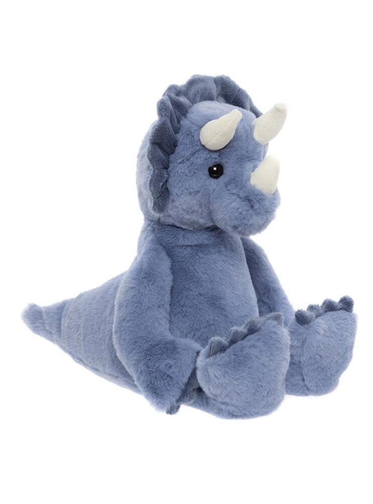 Charlie Bears Bear and Me - Troy Triceratops, Denim Blue - Image 2