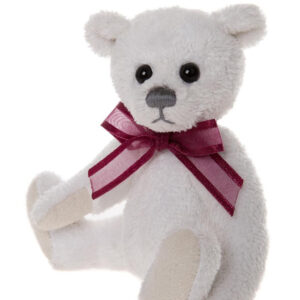 Charlie Bears Satin Jointed Teddy Bear Keyring / Bag Charm - 13cm