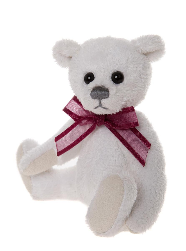 Charlie Bears Satin Jointed Teddy Bear Keyring / Bag Charm - 13cm