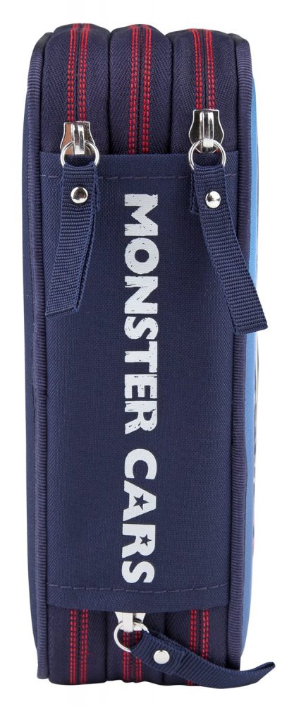 Monster Cars Filled Triple Pencil Case 6523 with LED Function - Depesche - Image 4