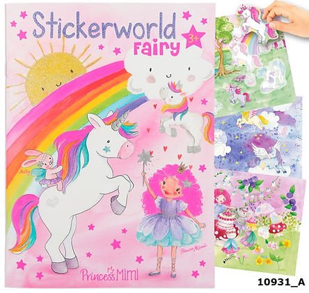 Princess Mimi Stickerworld Fairy Sticker Book10931_A - Depesche