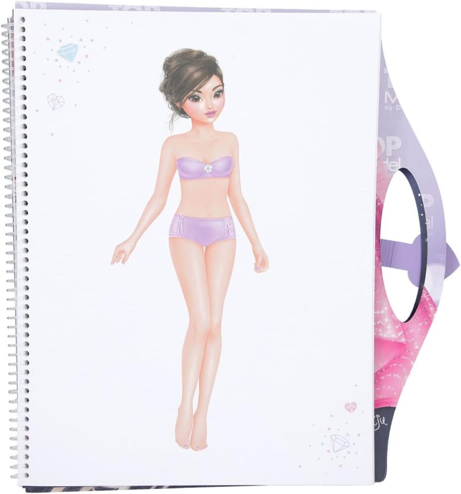 TOP Model Create Your Own TOPModel Glamour Special Colouring Book 11711_A - Depesche - Image 9