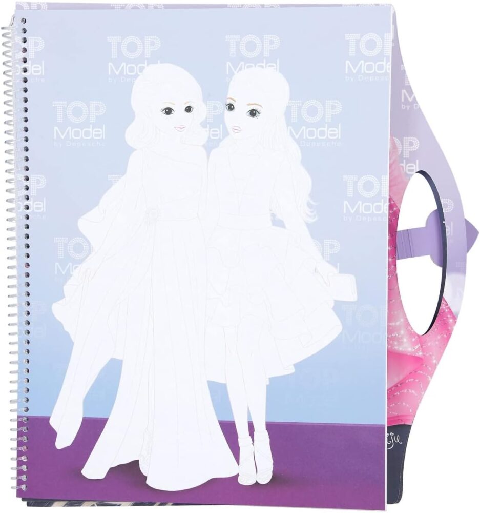 TOP Model Create Your Own TOPModel Glamour Special Colouring Book 11711_A - Depesche - Image 8