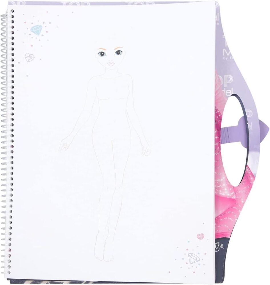 TOP Model Create Your Own TOPModel Glamour Special Colouring Book 11711_A - Depesche - Image 7