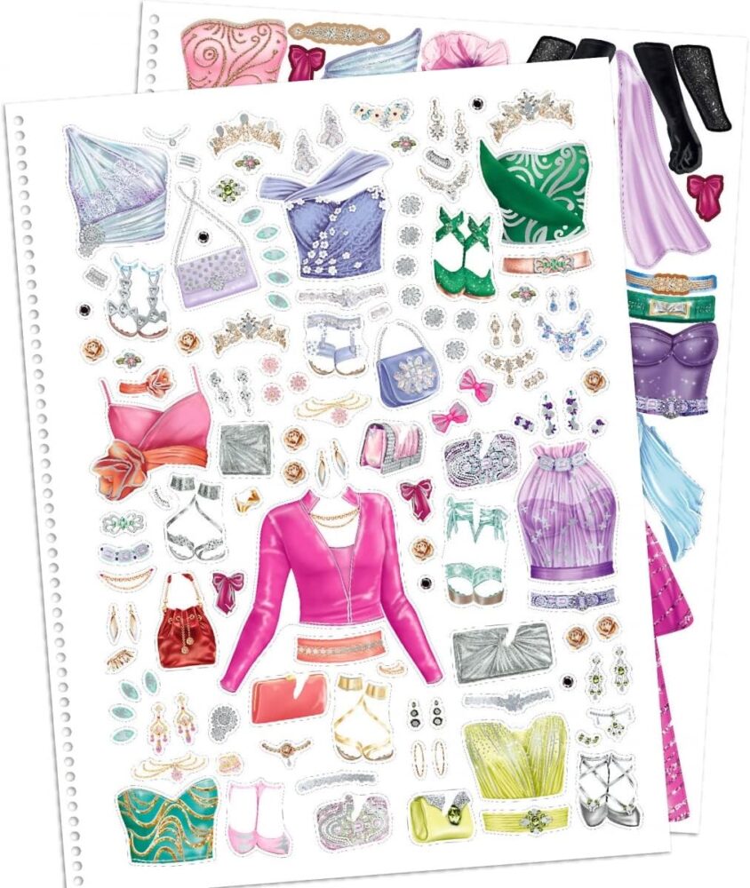 TOP Model Create Your Own TOPModel Glamour Special Colouring Book 11711_A - Depesche - Image 4