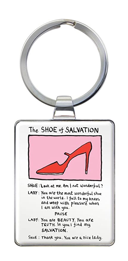The Shoe of Salvation Keyring - Edward Monkton