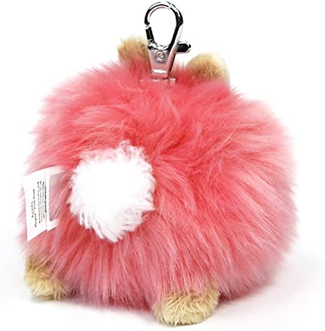 Flopsy Bunny Pink Pom Pom Keyring - Beatrix Potter - Image 2
