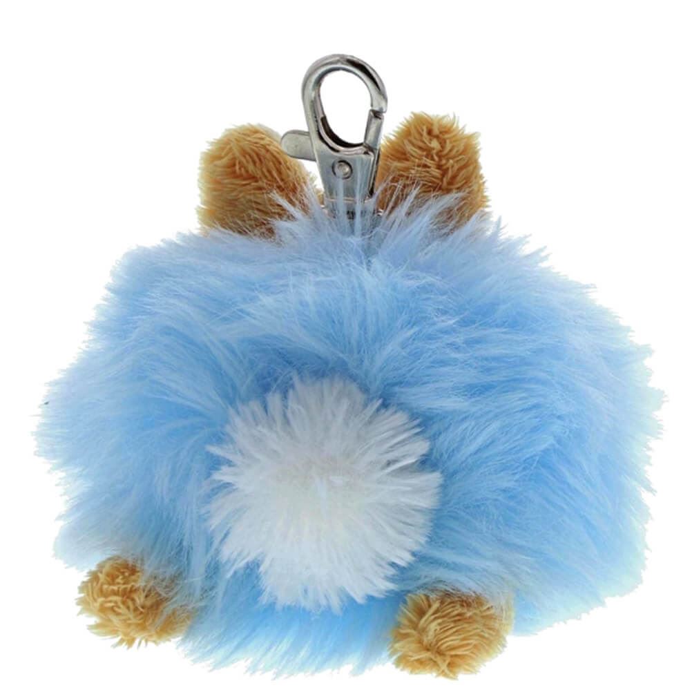 Peter Rabbit Blue Pom Pom Keyring - Beatrix Potter - Image 2