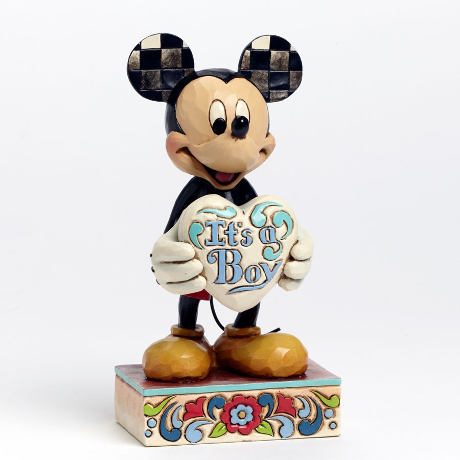 Disney Traditions Jim Shore Mickey Mouse 'It's A Boy!' Figurine