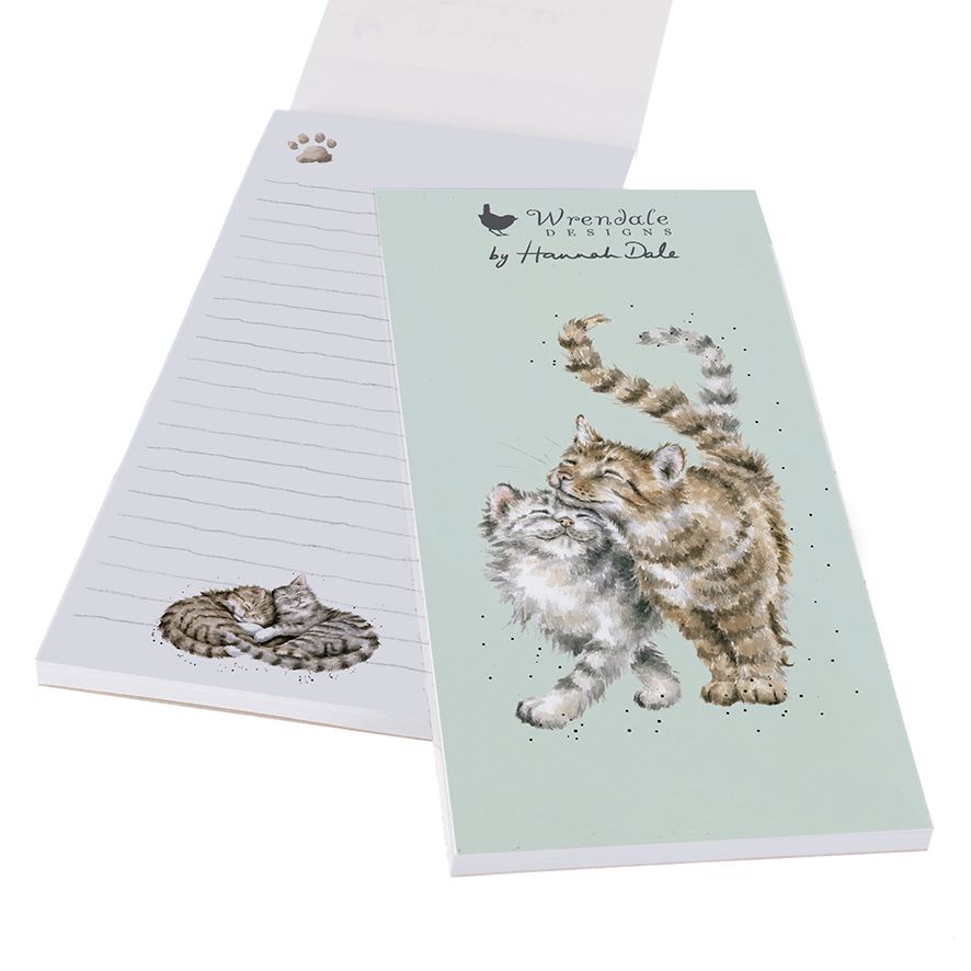 'Feline Good‘ Cat Magnetic Shopping Pad - Wrendale Designs