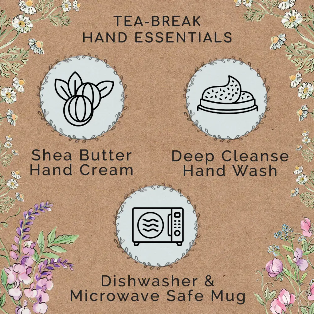 In The Garden Tea Break Hand Essentials Floral Mug and Hand Care Gift Set - Heathcote and Ivory - Image 6