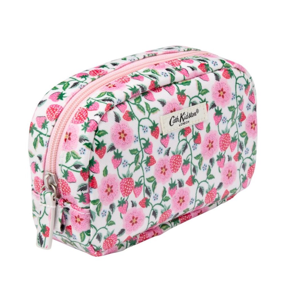 Cath Kidston - Strawberry Make Up Bag with Pocket Mirror - Image 2