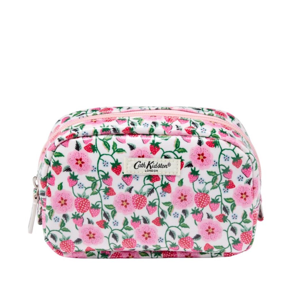 Cath Kidston - Strawberry Make Up Bag with Pocket Mirror - Image 4