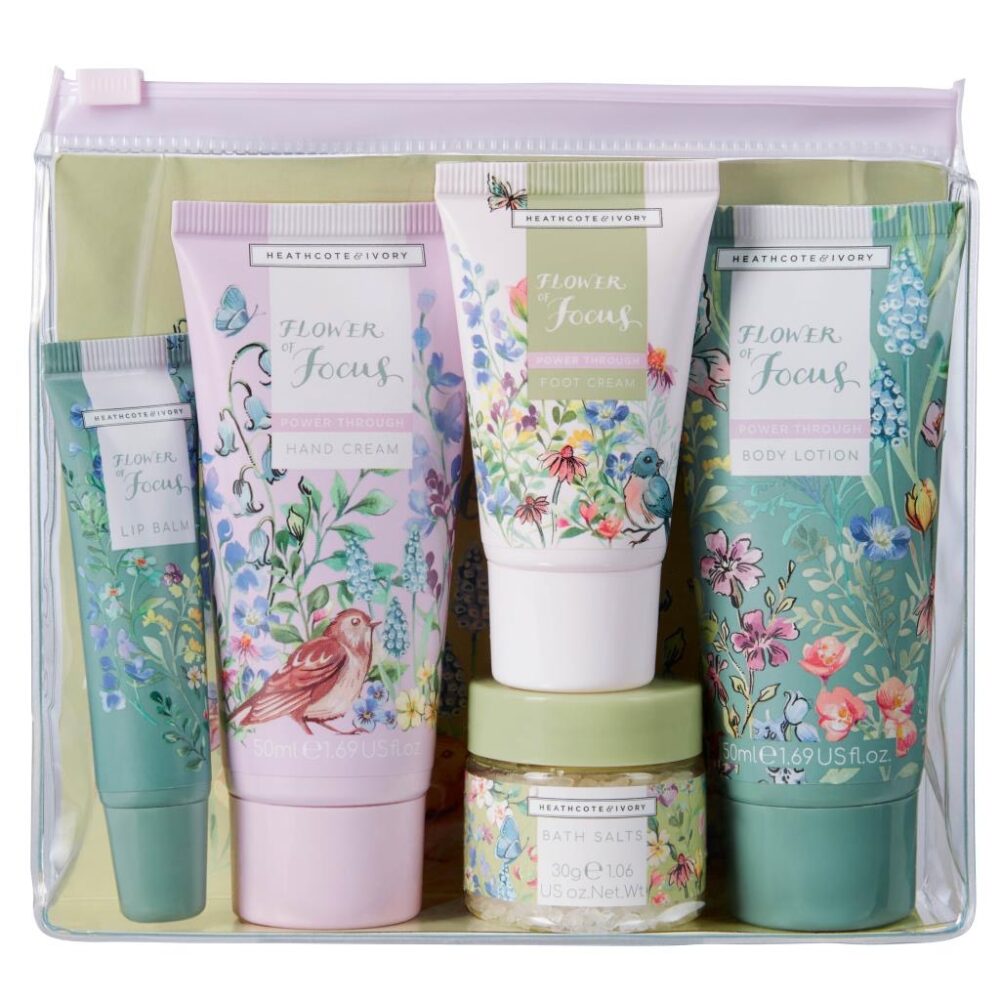 Flower of Focus Power Through Top to Toe Kit Gift Set - Heathcote and Ivory