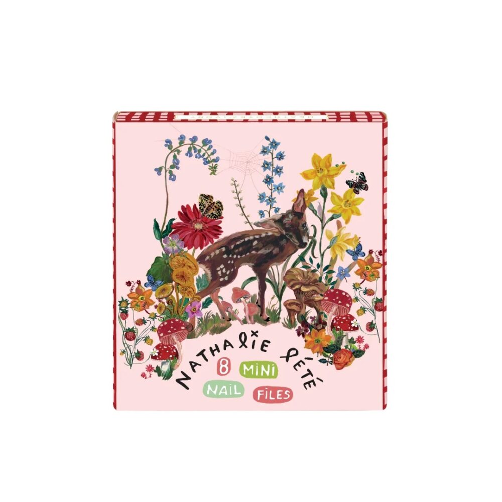 Nathalie Lete - Forest Folk 8 Mini Nail Files in 4 designs (with display tray) - Heathcote and Ivory - Image 4